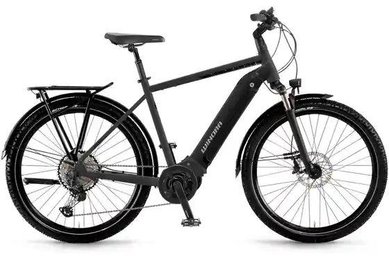 Schwarz - E-Bike-Pedelec - Winora Yucatan 12 Pro - 630 Wh - 27,5 Zoll - Diamant