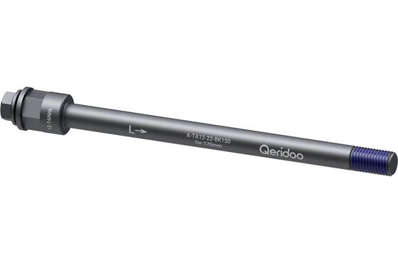 Fahrradanhänger Zubehör - Qeridoo Steckachsadapter M12x1,5 - 170 mm