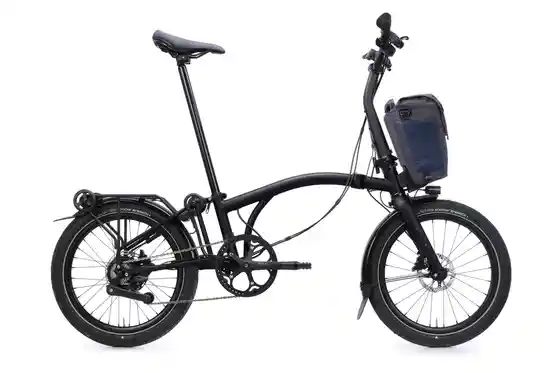 Schwarz - E-Bike-Pedelec - Brompton Electric G Line e-Motiq City + - 345 Wh - 20 Zoll - Faltrahmen - 2026