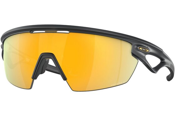 Fahrradzubehör Sale - Oakley Sphaera Matte Carbon - Prizm 24K Polarized