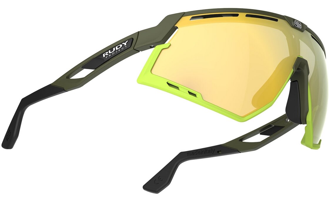 Rudy Project Defender Olive Matte - Multilaser Yellow