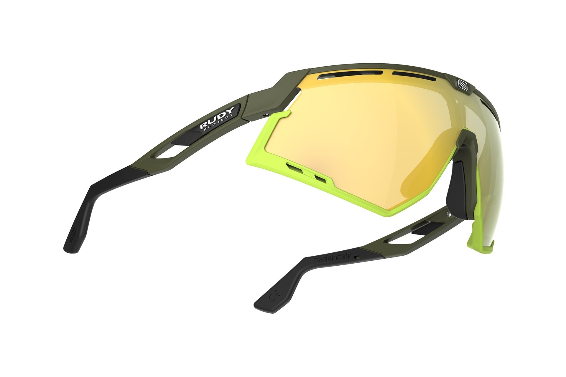 Rudy Project Defender Olive Matte - Multilaser Yellow