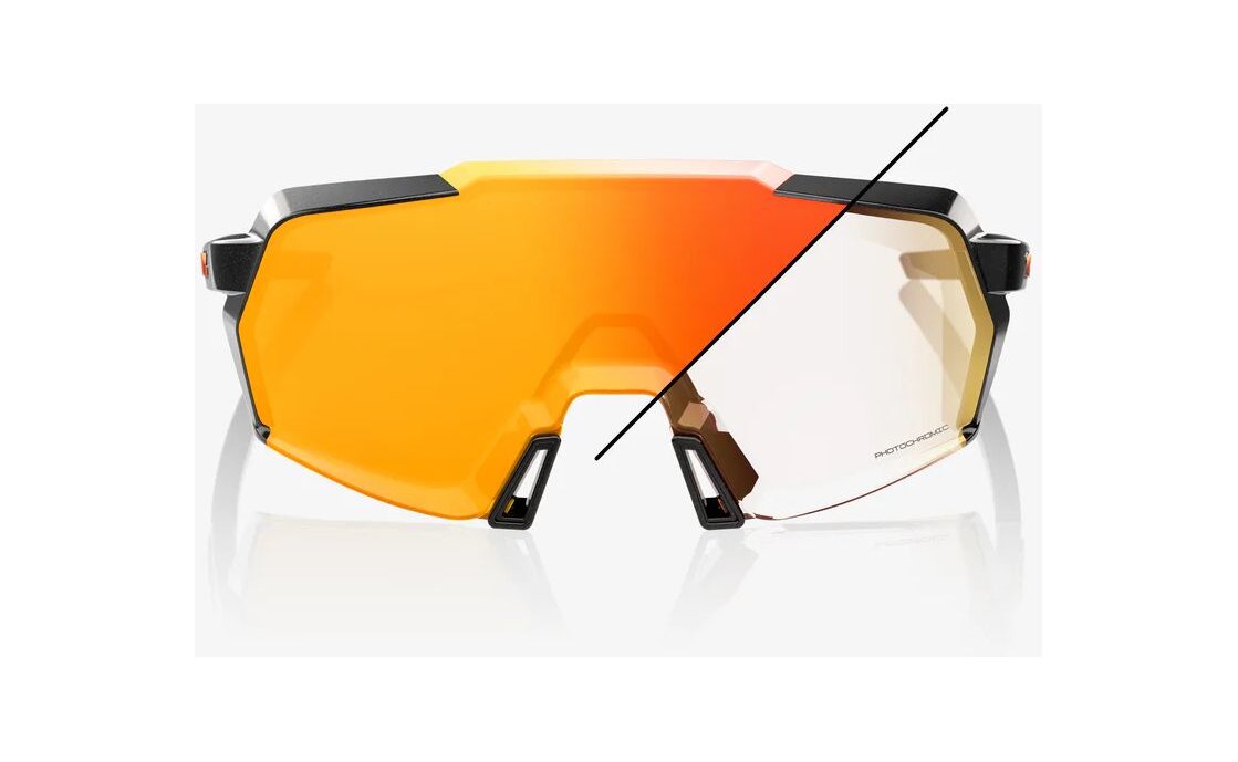100 Percent Korbin Gloss Metallic Black / Photochromic Lens