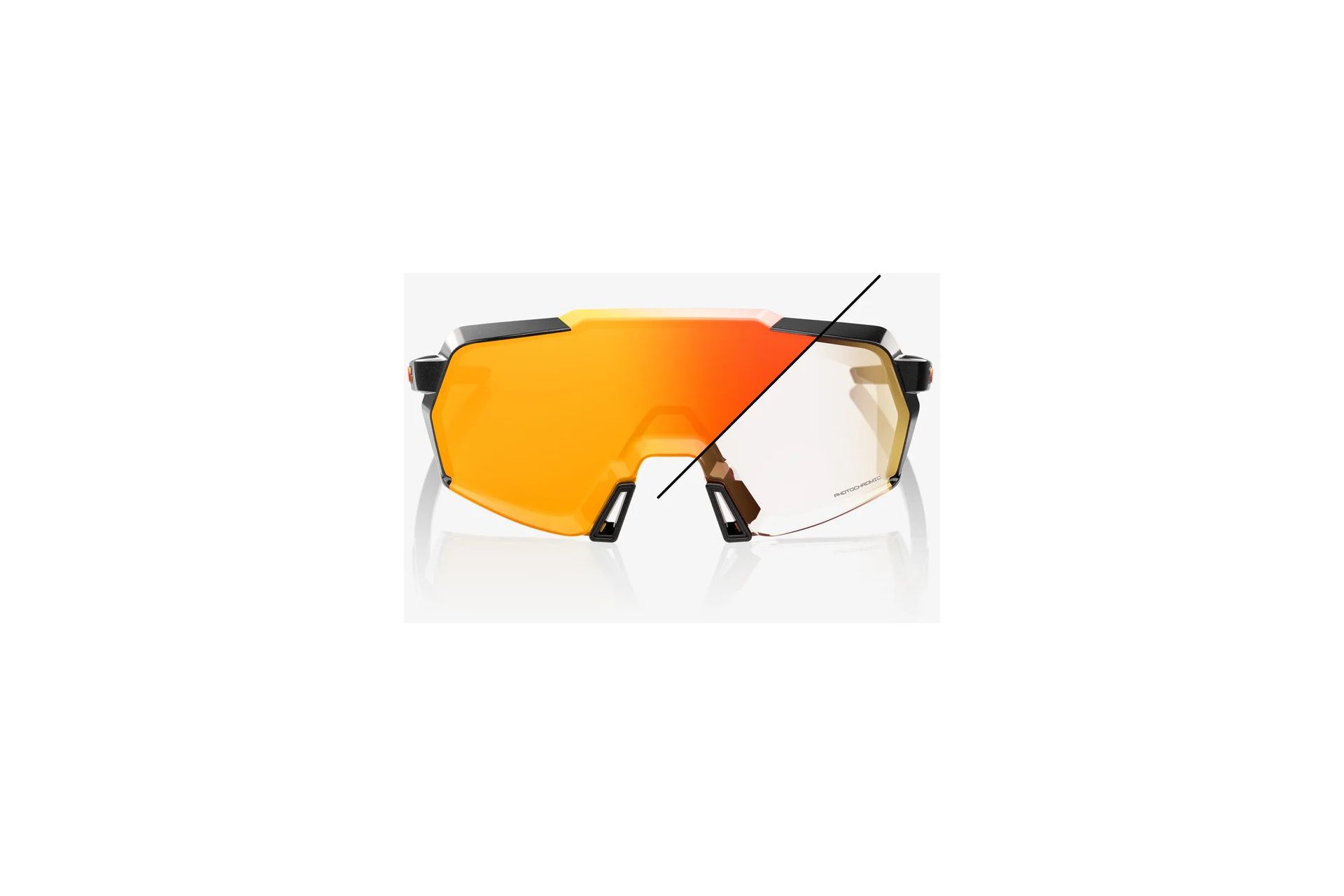 100 Percent Korbin Gloss Metallic Black / Photochromic Lens