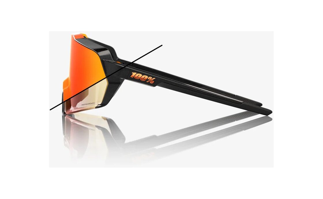 100 Percent Korbin Gloss Metallic Black / Photochromic Lens