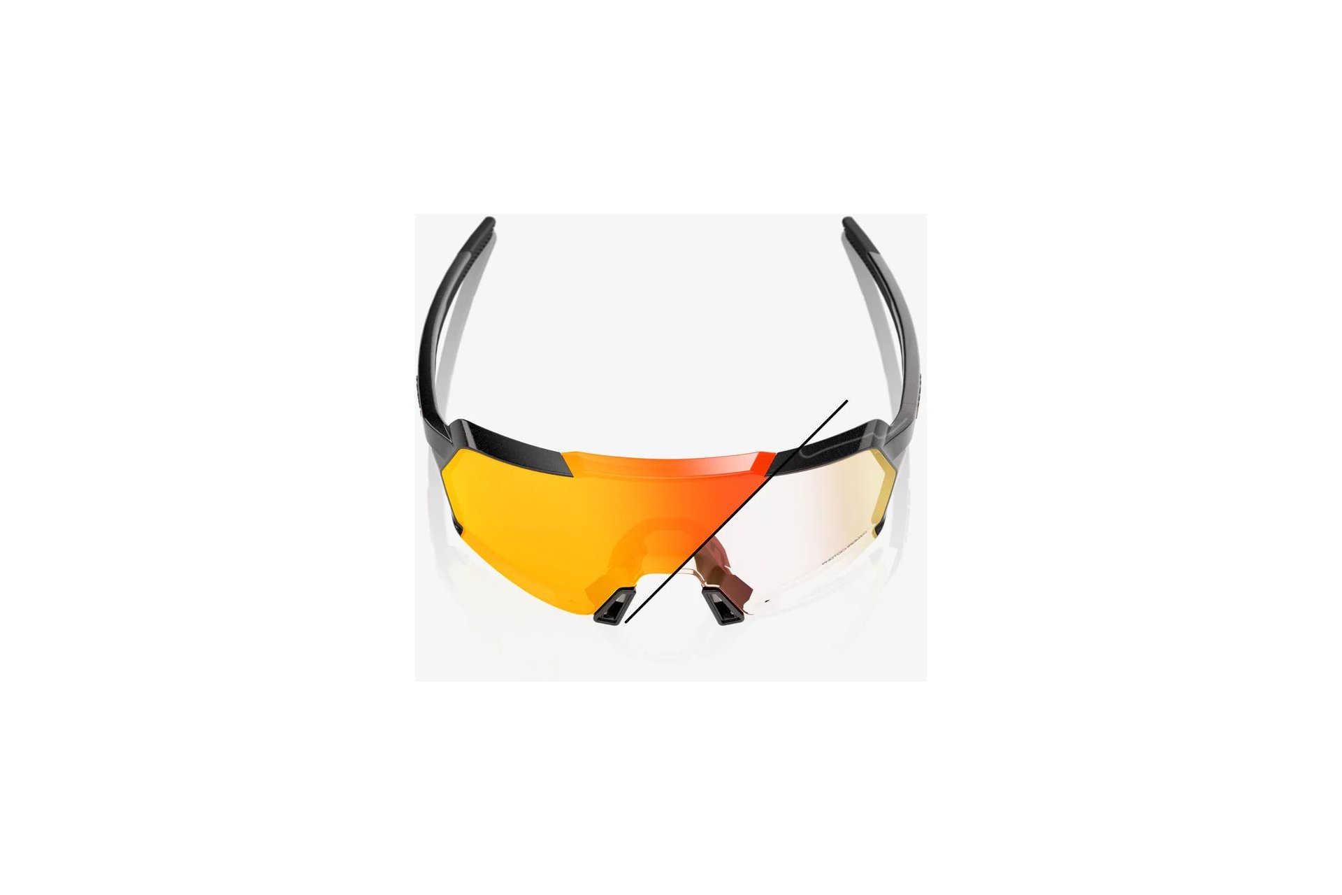 100 Percent Korbin Gloss Metallic Black / Photochromic Lens