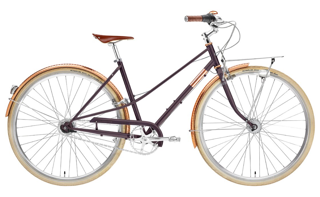 Creme Caferacer Lady Doppio - 28 Zoll - Trapez