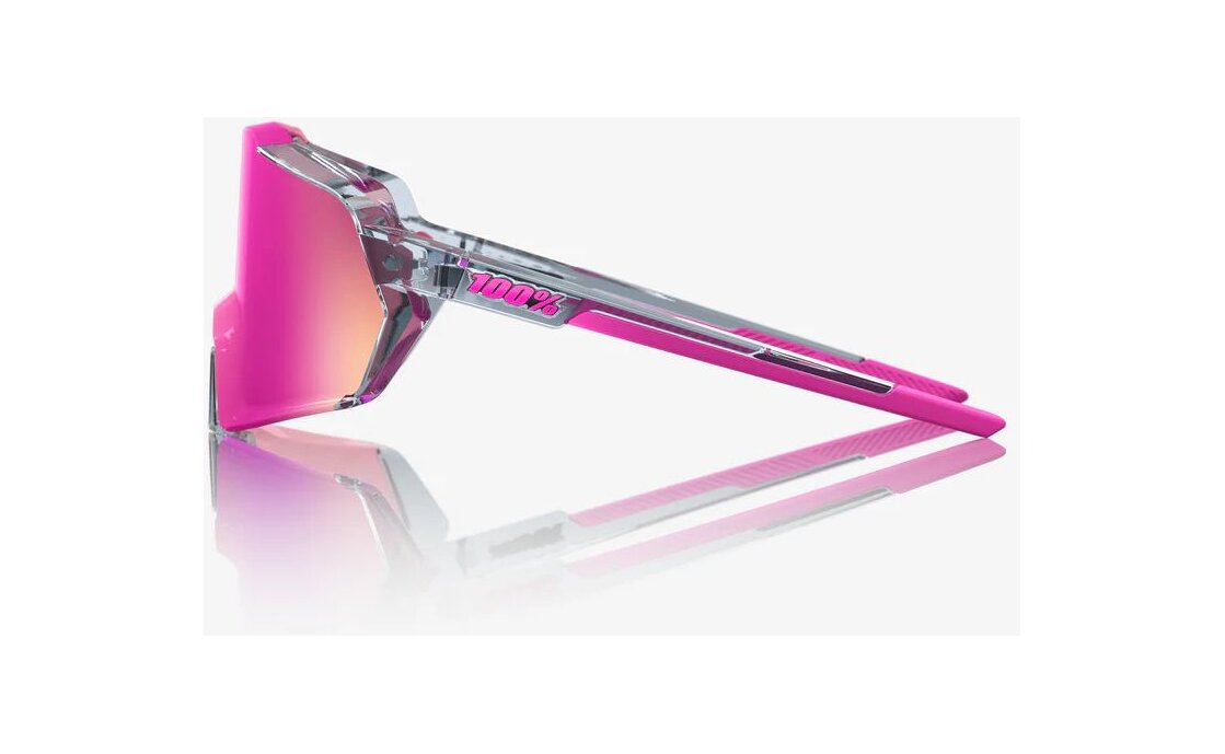 100 Percent Korbin Polished Translucent Grey / Mirror Lens