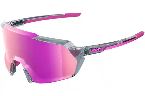 100 Percent - Fahrradbrillen - 100 Percent Korbin Polished Translucent Grey / Mirror Lens