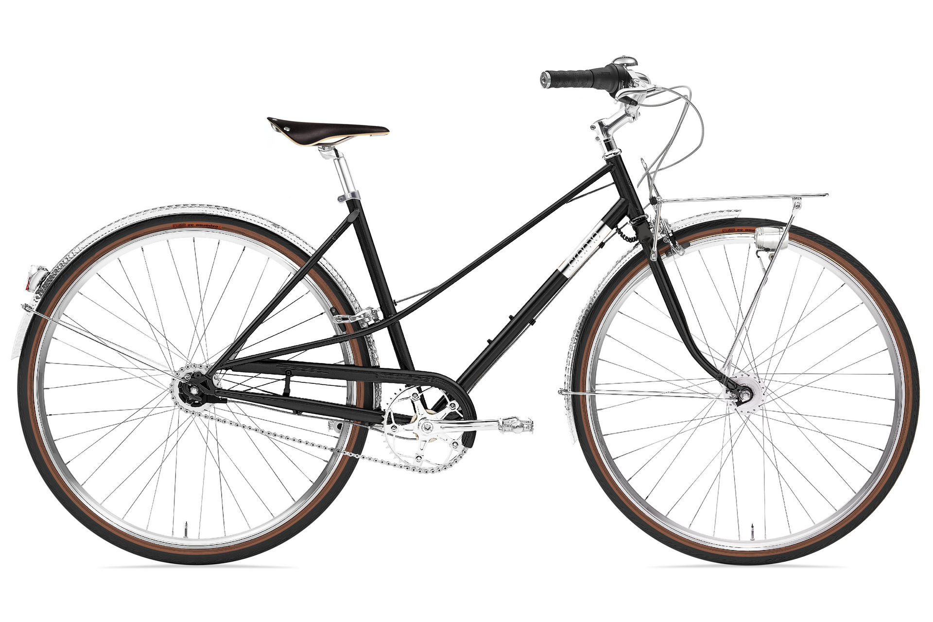 Creme Caferacer Lady Doppio - 28 Zoll - Trapez