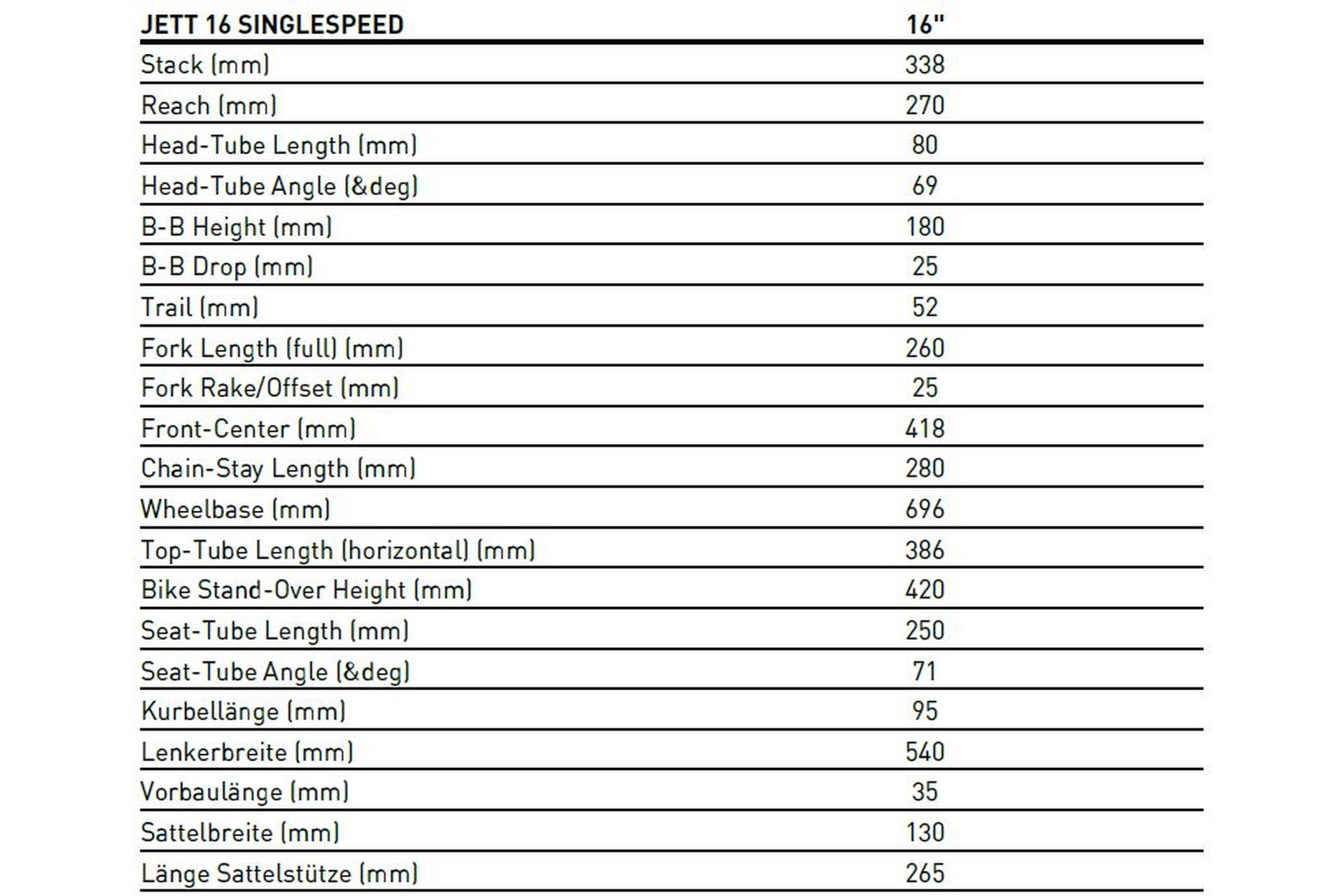 Specialized Jett 16 Singlespeed - 16 Zoll - Diamant