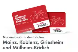 Gutschein Fahrrad XXL Franz