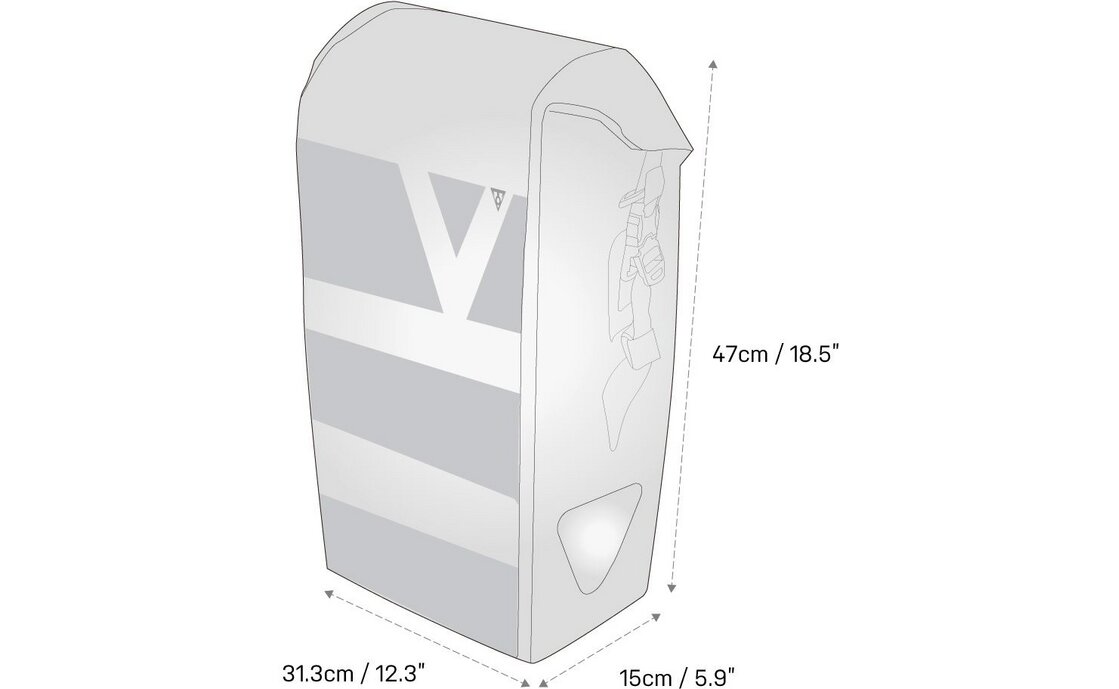 Topeak Pannier DryBag - Einzeltasche 24L
