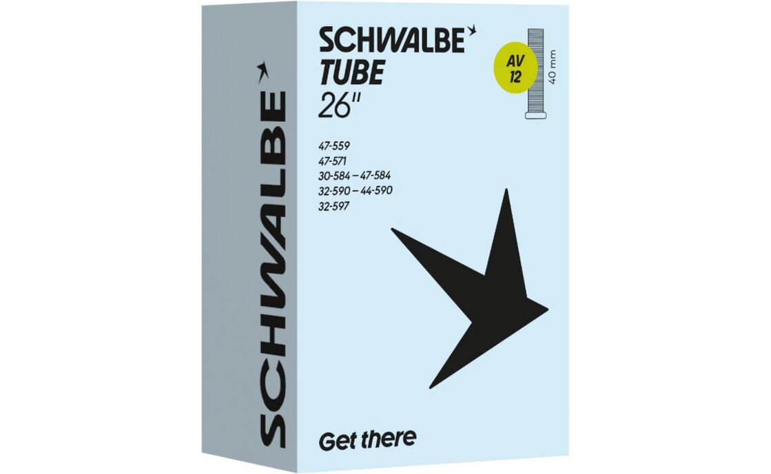 Schwalbe AV12 Schlauch 26/27,5 Zoll - 40 mm