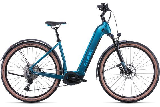 Damen - Cube - E-Bike Trekking - Cube Nuride Hybrid EXC 625 Allroad - 625 Wh - 2022 - 29 Zoll - Tiefeinsteiger