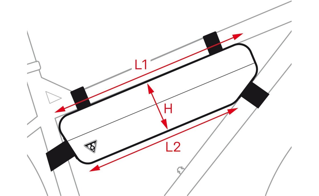 Topeak MidLoader Rahmentasche 6L
