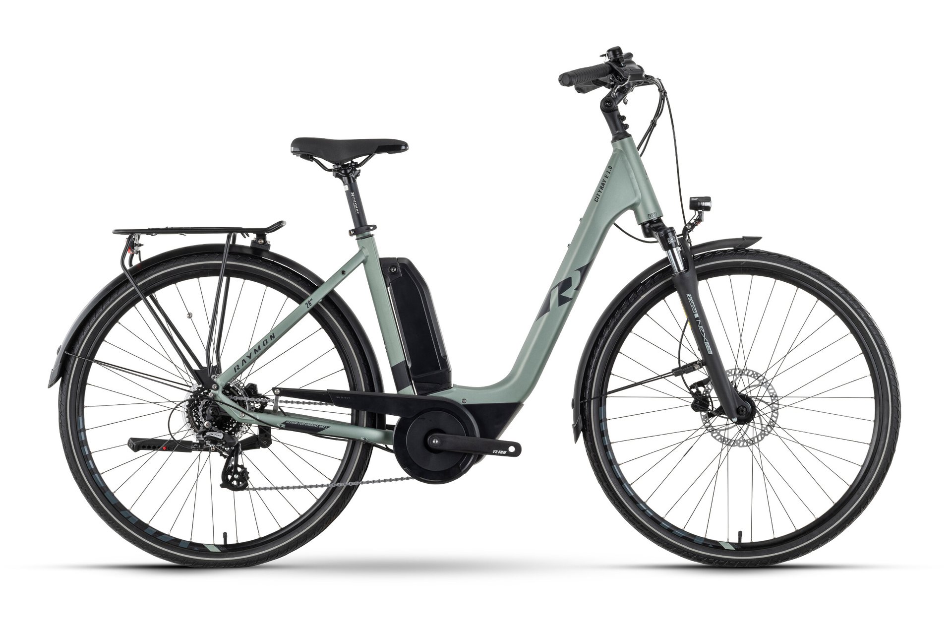 Raymon CityRay E 1.0 400 - 400 Wh - 28 Zoll - Tiefeinsteiger - 2024