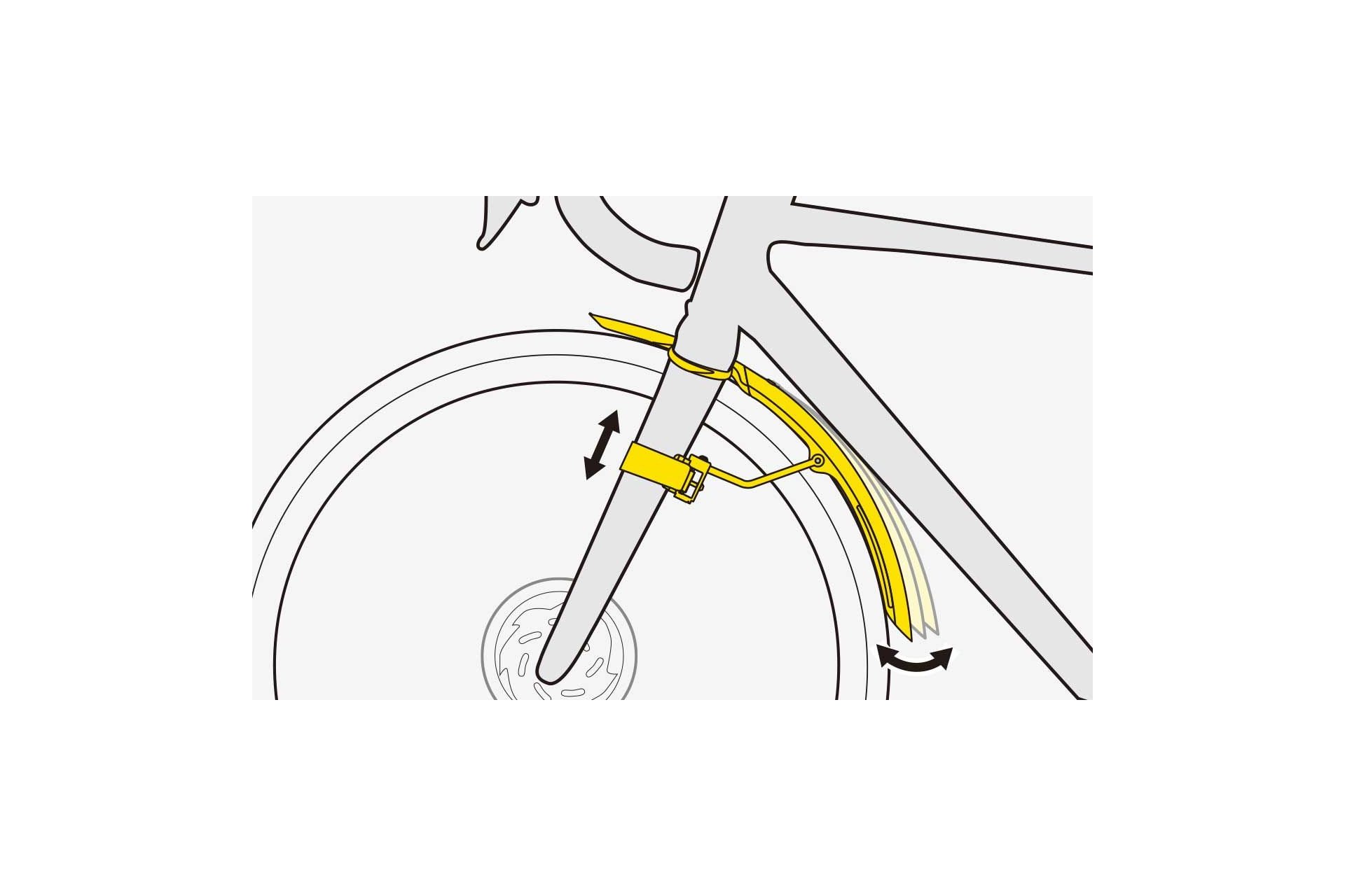 Topeak TetraFender R1/R2 Schutzblech Set für Rennrad