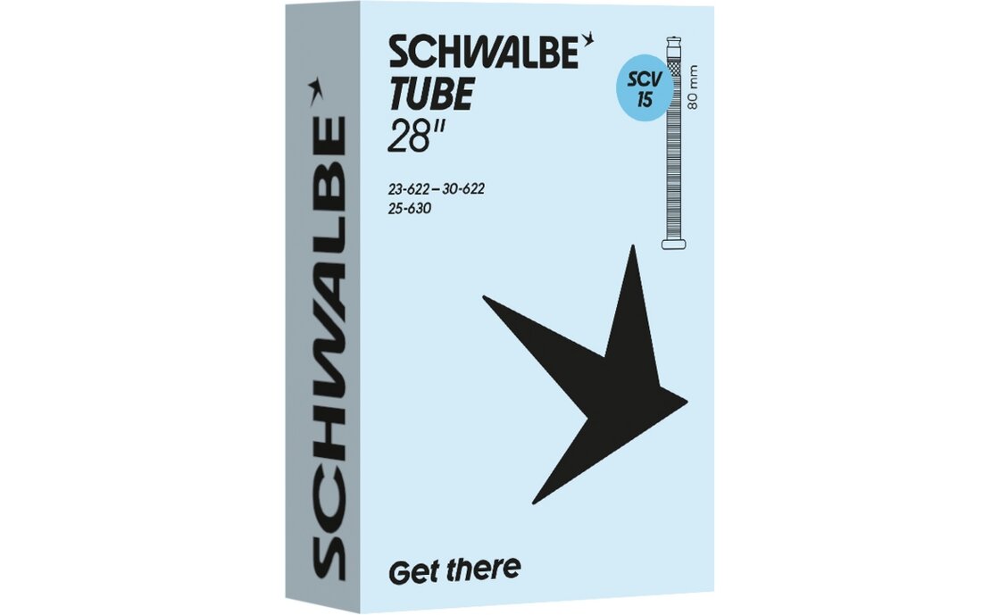 Schwalbe SCV15 Schlauch 28 Zoll - 80 mm