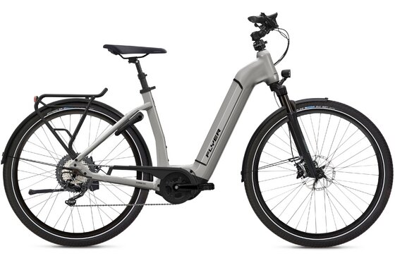 Damen - 28 Zoll - Mittelmotor - E-Bike Trekking - Flyer Gotour6 7.10 - 625 Wh - 28 Zoll - Tiefeinsteiger