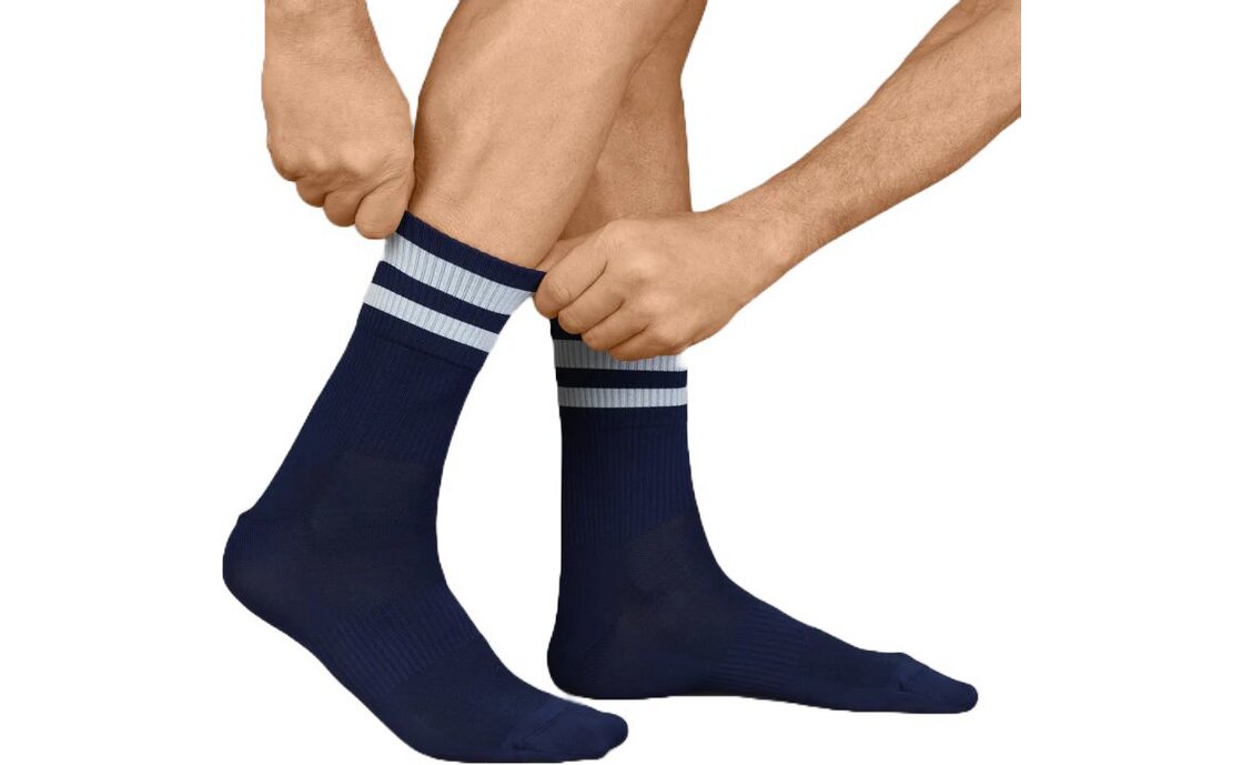 GRIPGRAB Original Stripes Crew Sommer Socken