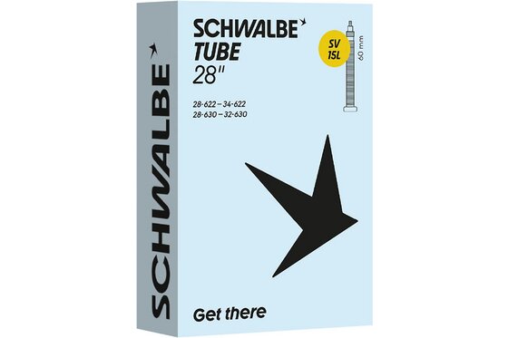 Boxenstop für dein Bike - Schwalbe SV15L Schlauch 28 Zoll - 60 mm