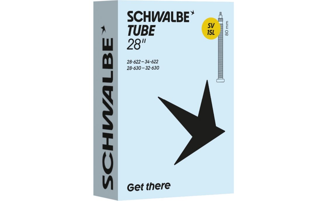 Schwalbe SV15L Schlauch 28 Zoll - 80 mm