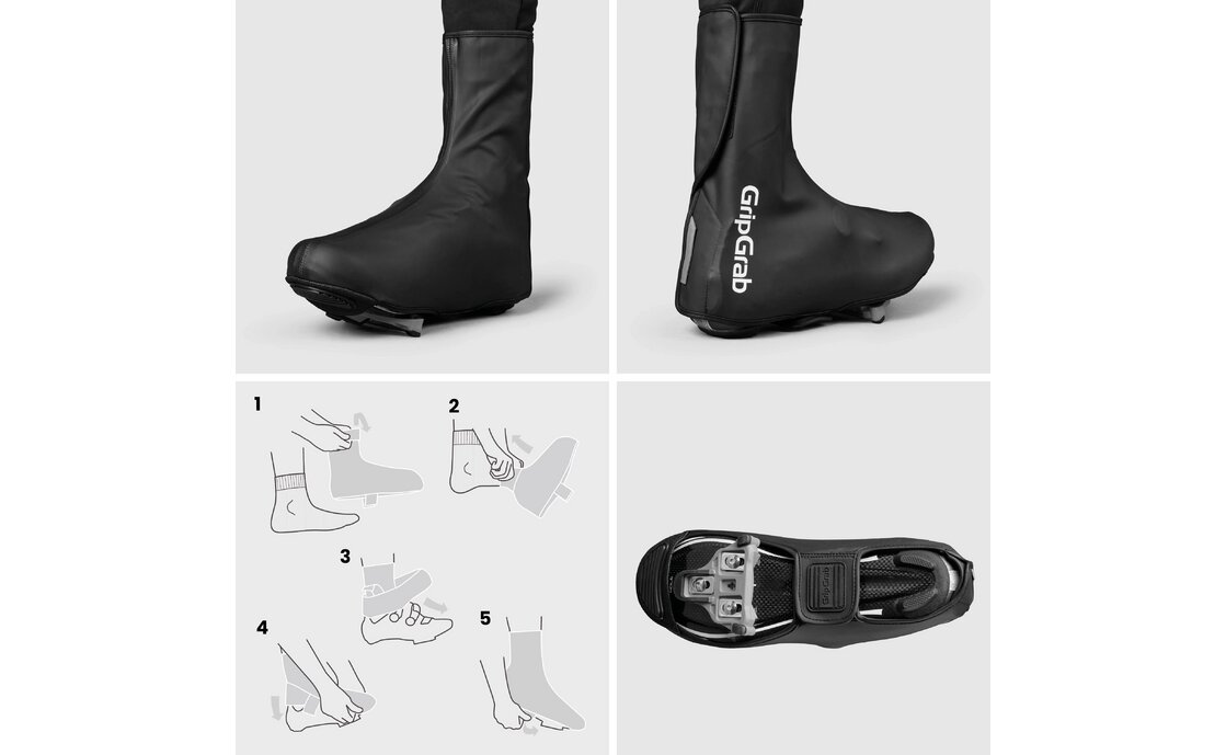 GRIPGRAB RIDE 2 wasserdichte Rennrad-&Uuml;berschuhe