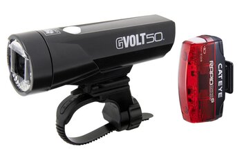 Beleuchtungsset - Cateye GVolt 50/Micro G HL-EL550GRC/TL-LD620G Beleuchtungsset