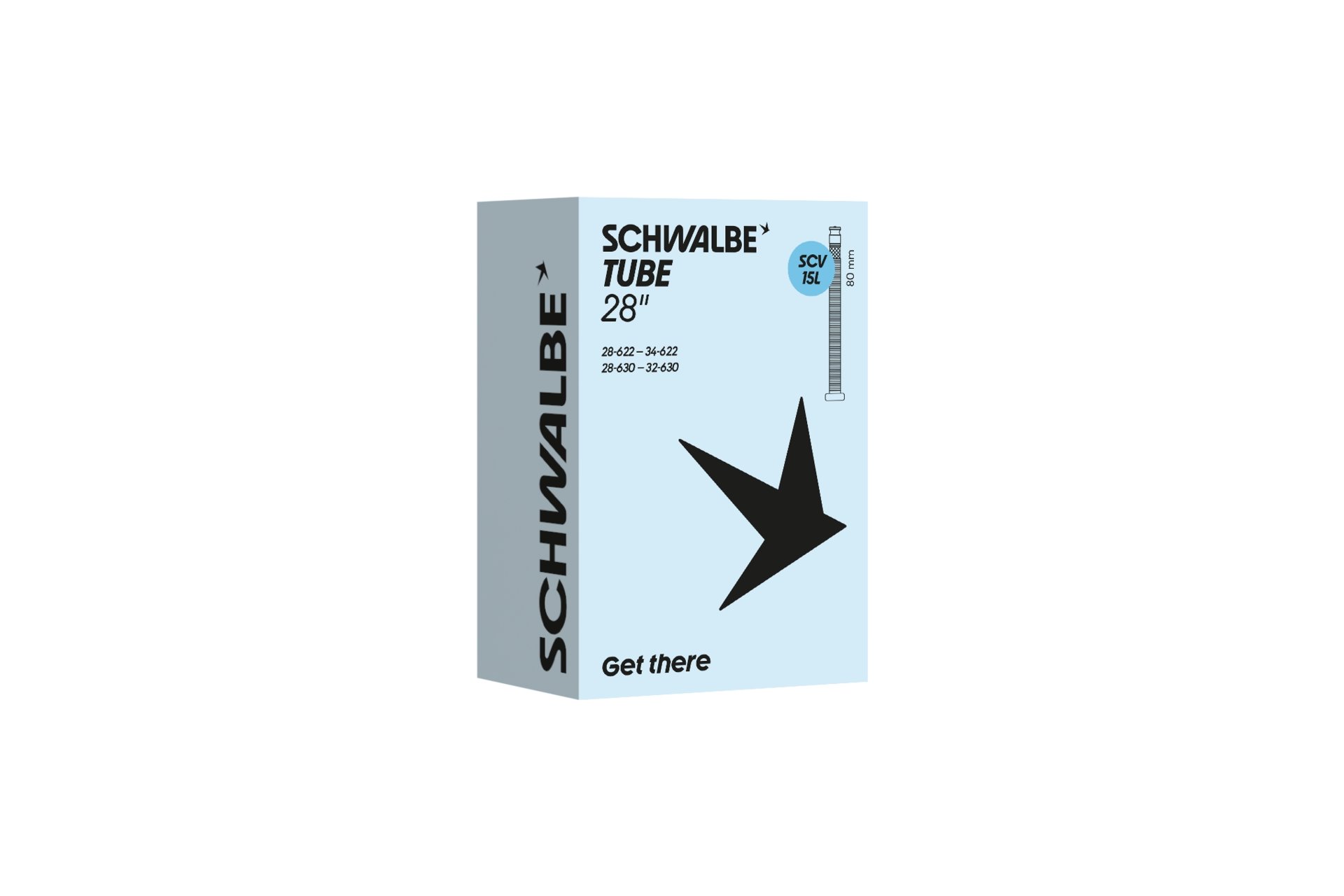 Schwalbe SCV15L Schlauch 28 Zoll - 80 mm