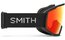 Smith Loam S MTB Black B22 - Red Mirror Antifog