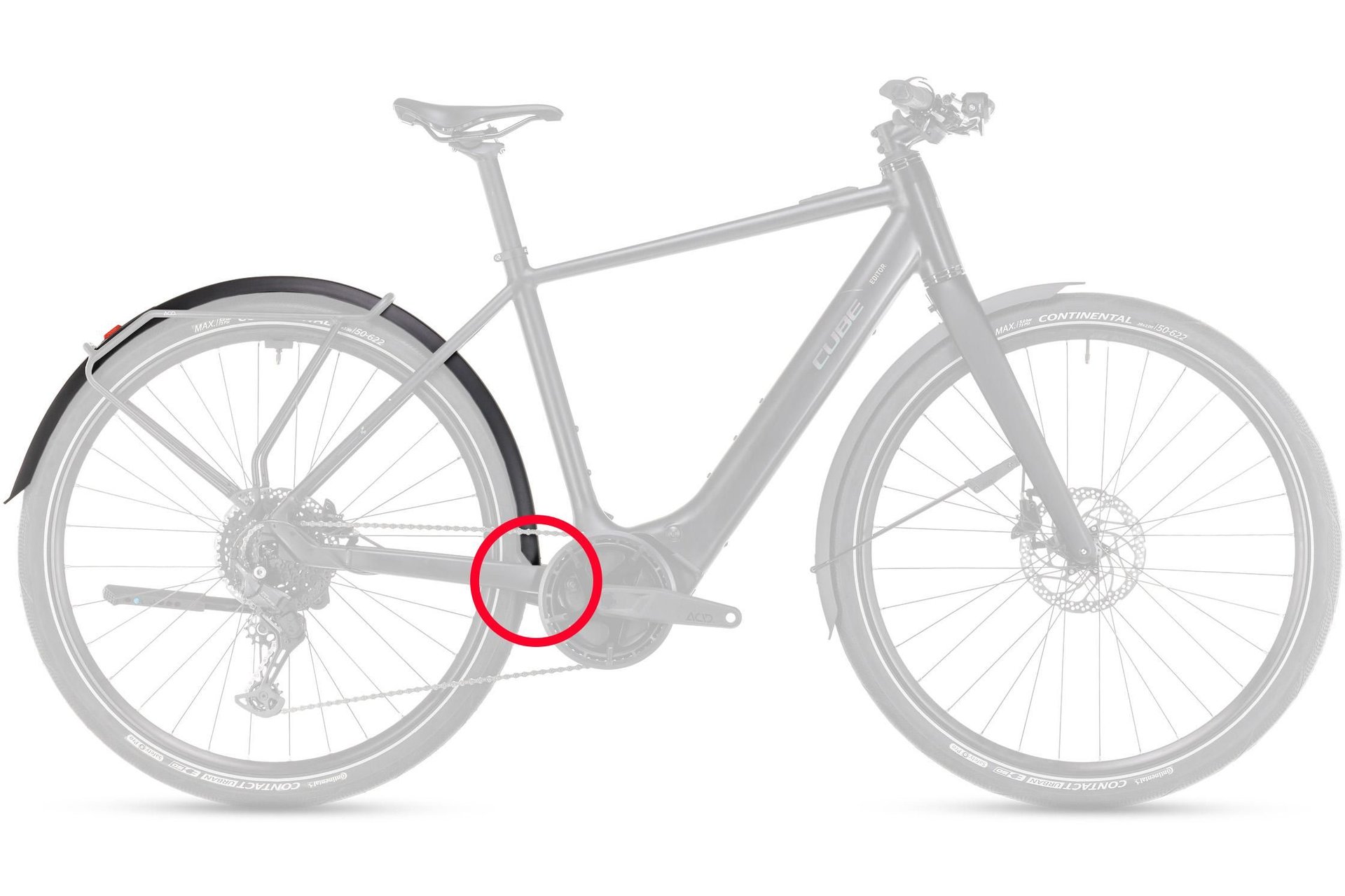 Cube ACID Schutzblechset Editor Hybrid 60 28" BB Mount 2.0