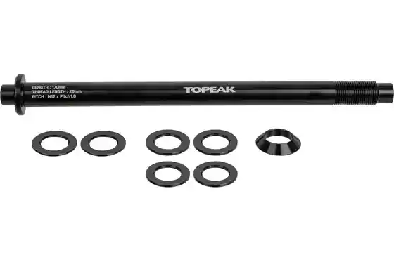 Gepäckträger-Zubehör - Topeak Steckachse für Zi:RAK Gepäckträger M12x1,0mm