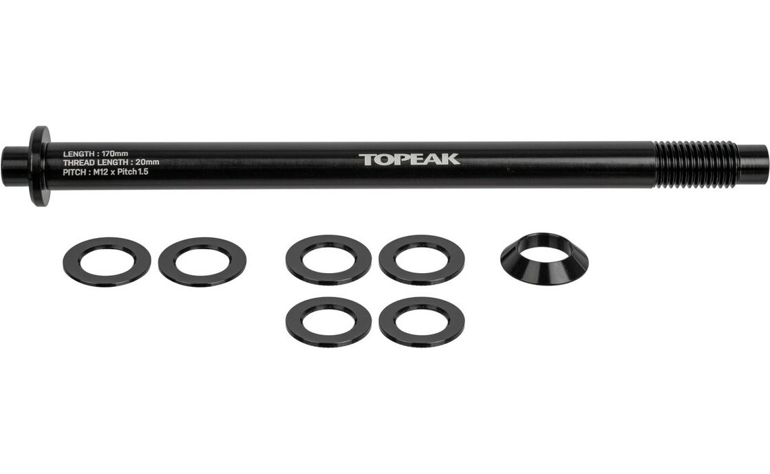 Topeak Steckachse f&uuml;r Zi:RAK Gep&auml;cktr&auml;ger M12x1,5mm