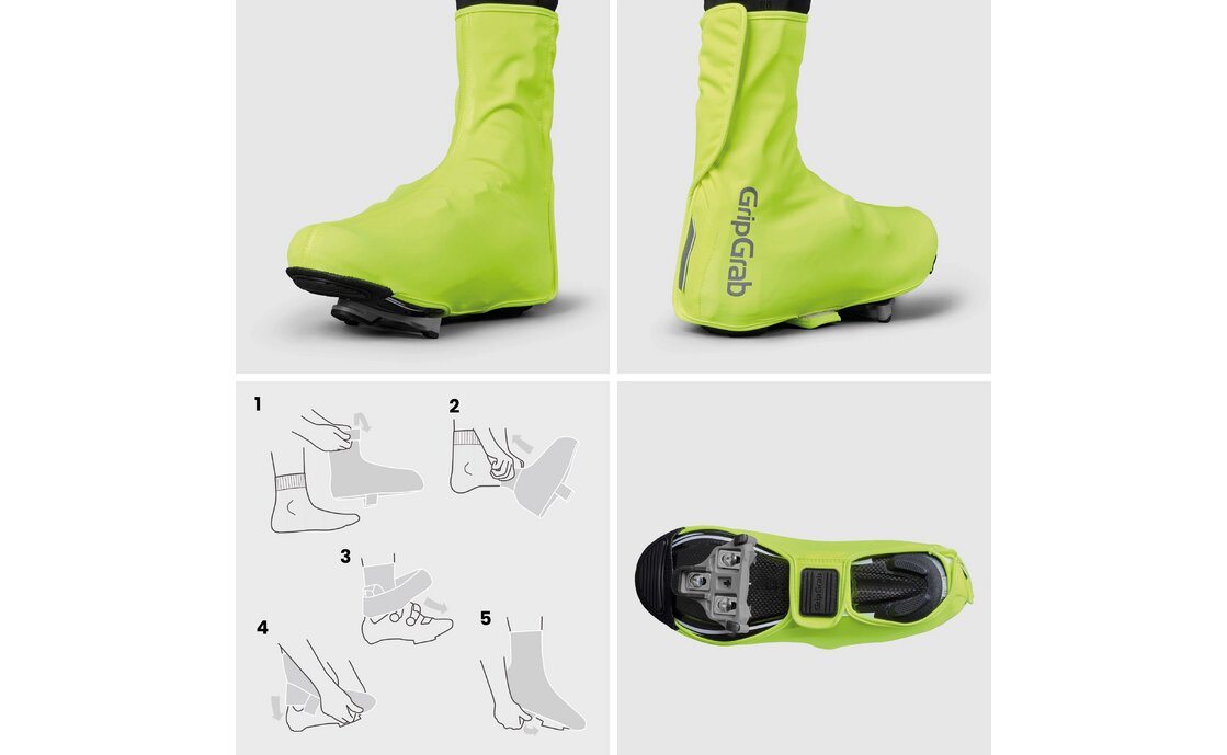 GRIPGRAB RIDE 2 wasserdichte Rennrad-&Uuml;berschuhe