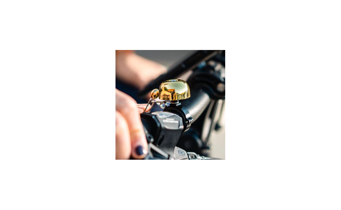 Lezyne Fahrradklingel Classic Brass mit Schelle