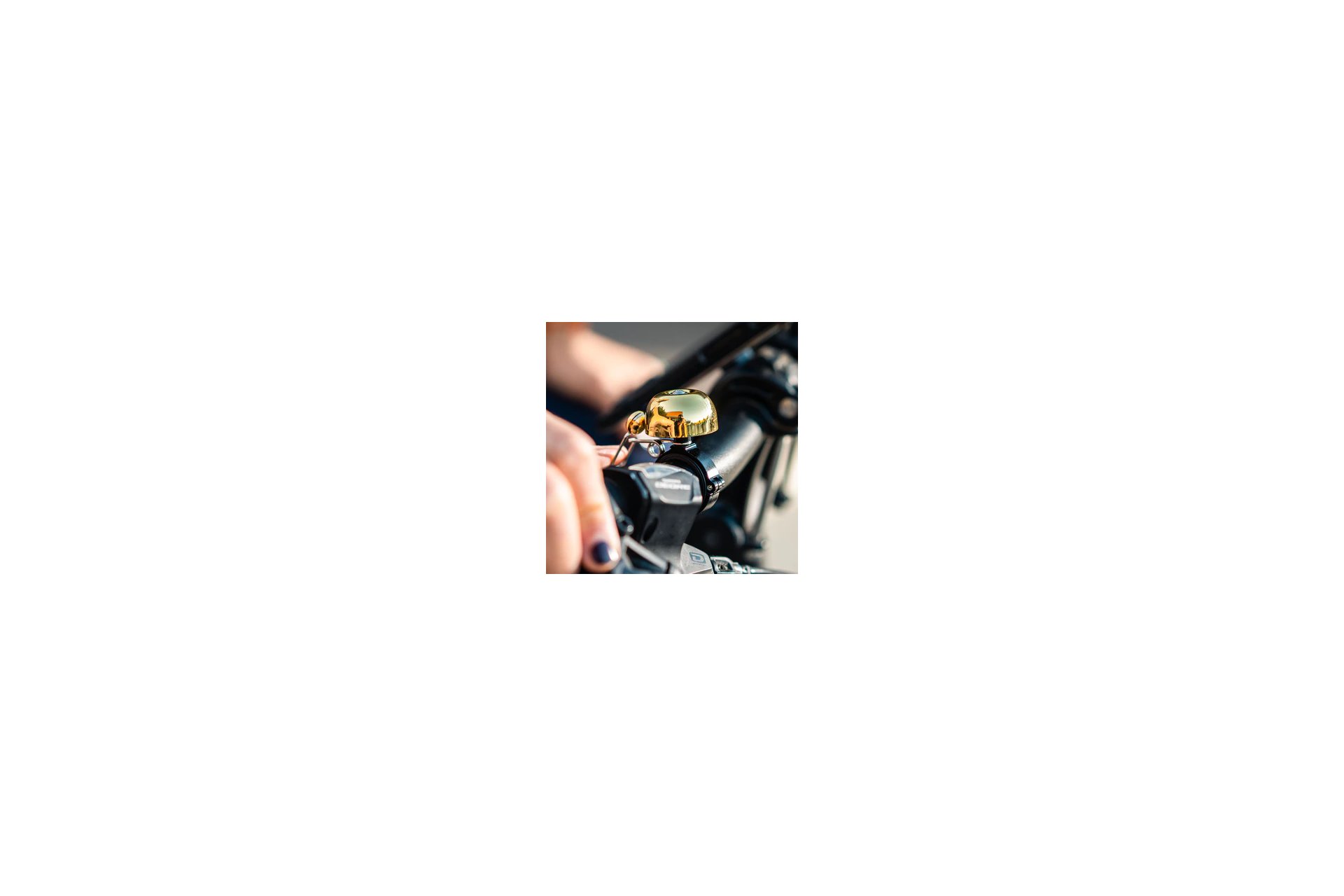 Lezyne Fahrradklingel Classic Brass mit Schelle