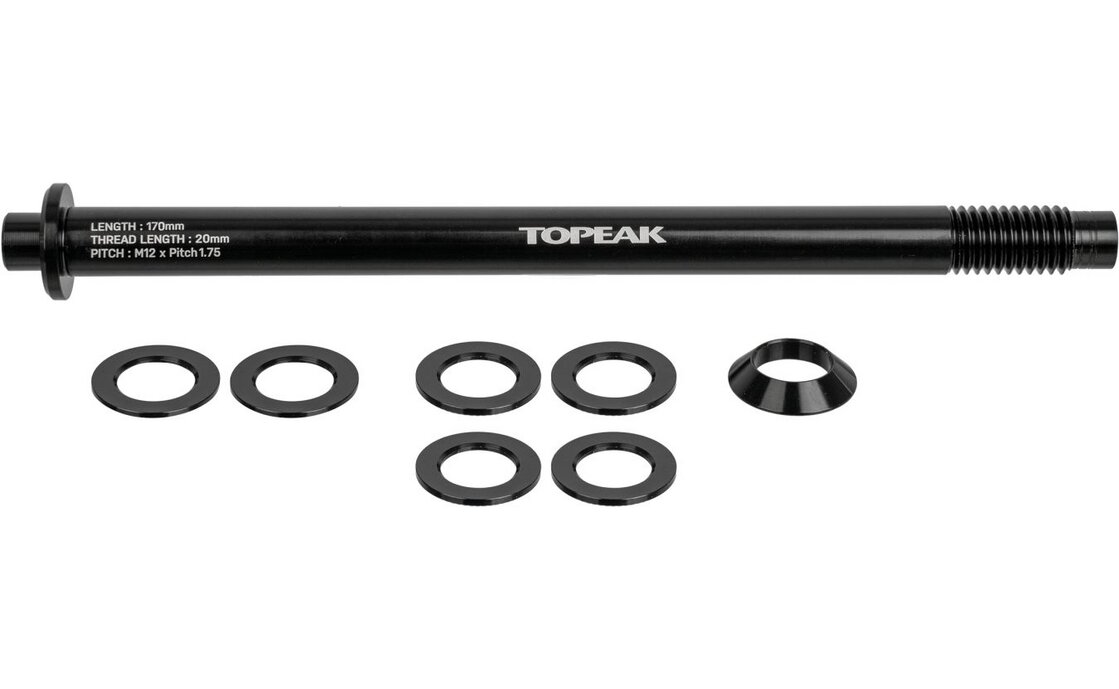 Topeak Steckachse f&uuml;r Zi:RAK Gep&auml;cktr&auml;ger M12x1,75mm