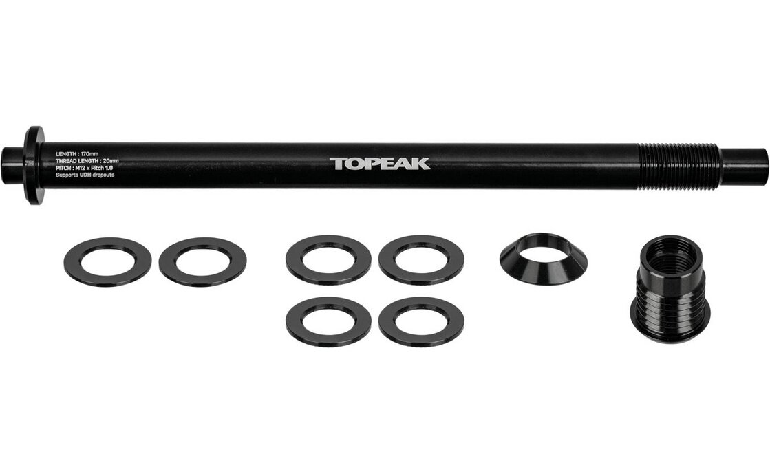 Topeak Steckachse UDH f&uuml;r Zi:RAK Gep&auml;cktr&auml;ger M12x1,0mm