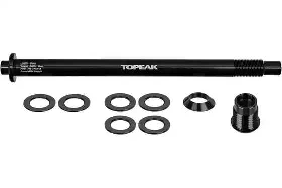 Fahrradzubehör - Topeak Steckachse UDH für Zi:RAK Gepäckträger M12x1,0mm