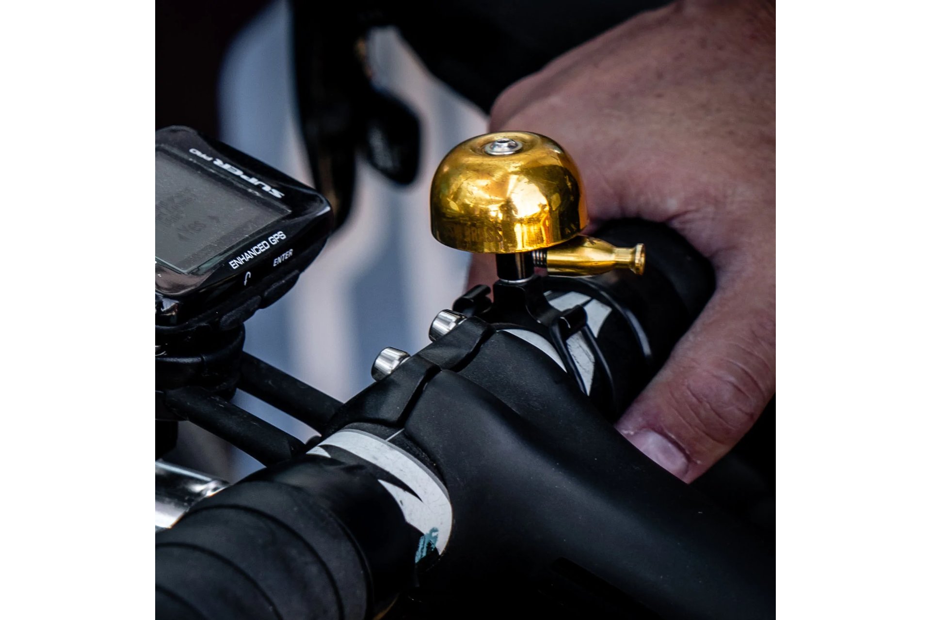 Lezyne Fahrradklingel Classic Brass - Medium