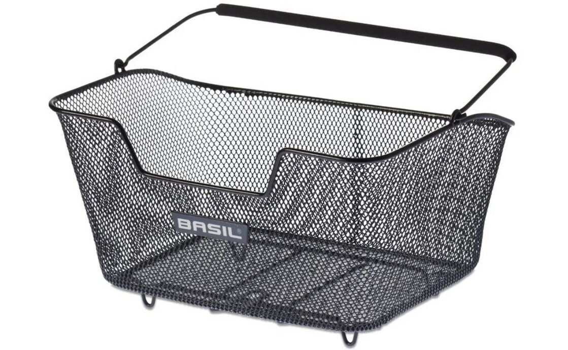 Basil Hinterradkorb Base M Stahl, engmaschig