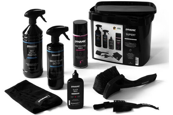 Reinigungs-& Pflegesets - Dynamic Super 7, Fahrradpflege Box