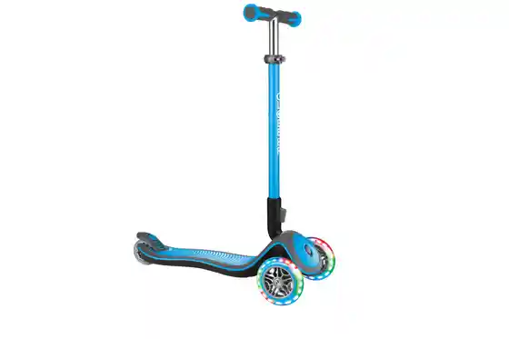 Scooter & Tretroller - Globber Elite Deluxe Lights, mit Leuchtrollen
