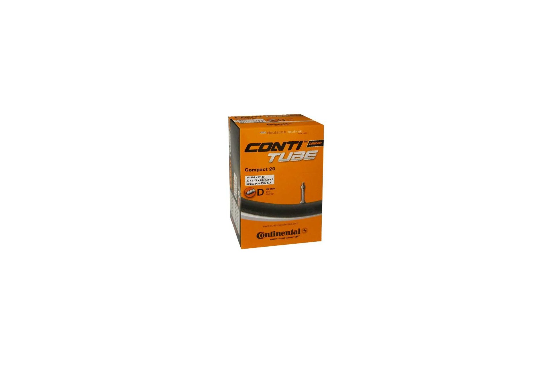 Continental Compact 20 DV Schlauch - 40 mm