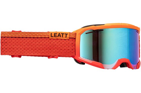 Leatt - Leatt Velocity MTB 4.0 X-FLow Goggle - Red Blue/Iriz UC