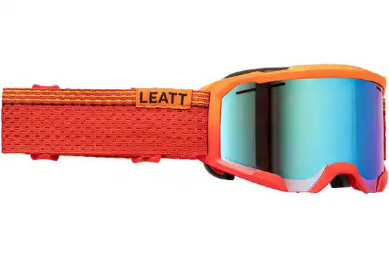 XXL Sale % - Leatt Velocity MTB 4.0 X-FLow Goggle - Red Blue/Iriz UC
