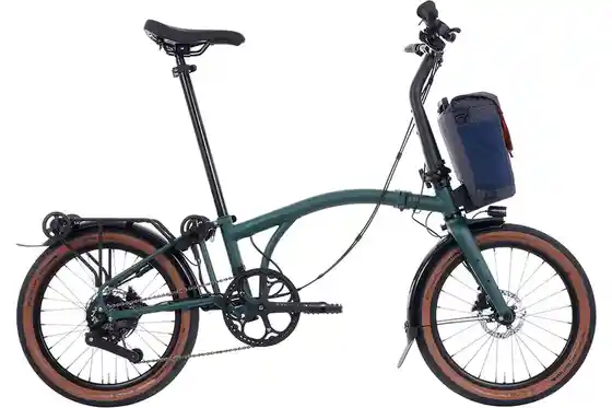 Schwarz - E-Bike-Pedelec - Brompton Electric G Line e-Motiq Urban - 345 Wh - 20 Zoll - Faltrahmen - 2026