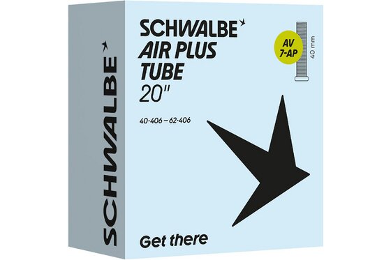 Schläuche - Schwalbe AV7-AP Air Plus Schlauch 20 Zoll - 40 mm