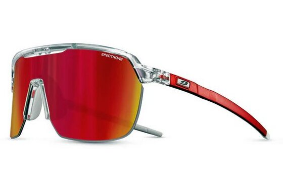 Julbo - Fahrradbrillen - Julbo Frequency Kristall / Rot - Multilayer Rot